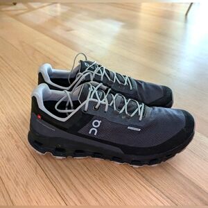 On CloudVista Women's 10.5 Waterproof running Shoes Sneakers  Black Eclipse